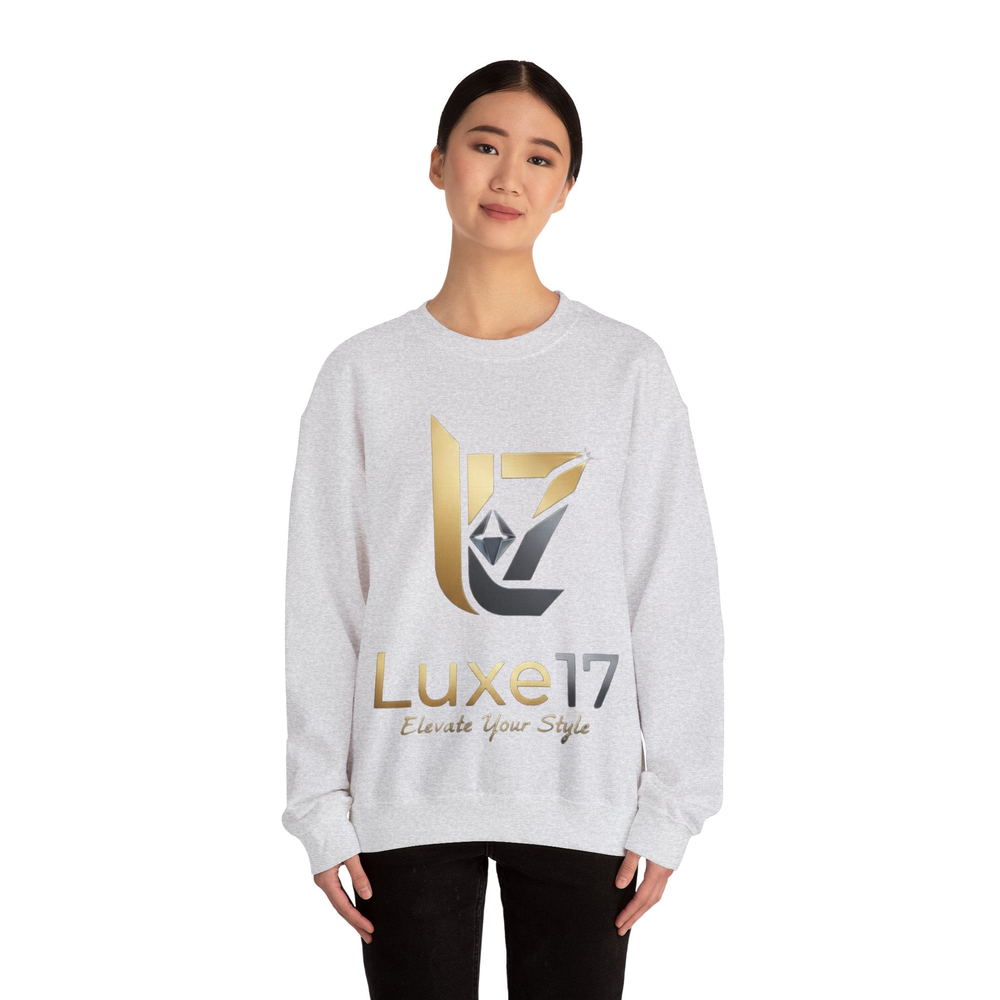 Luxe17 Logo Crewneck Sweatshirt — Elevate Your Style