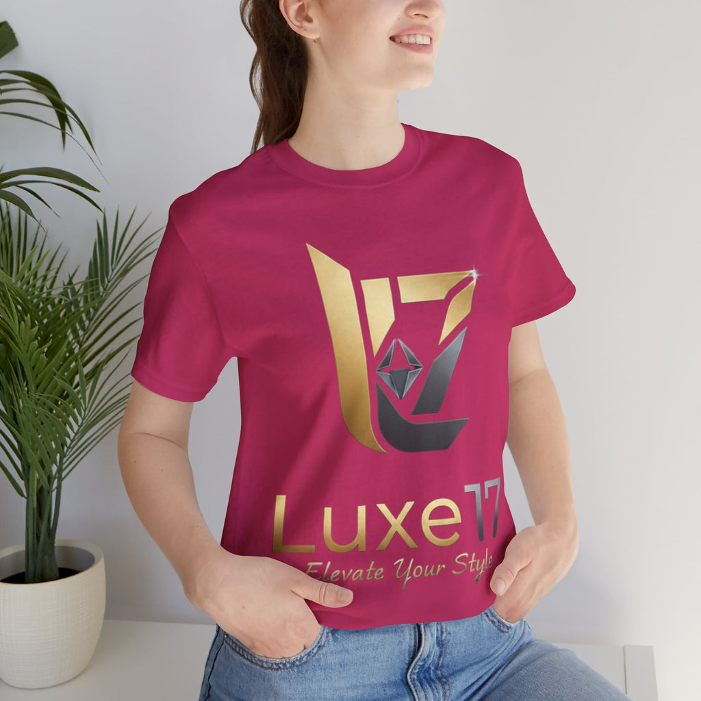 Luxe17 “Elevate Your Style” Logo T‑Shirt