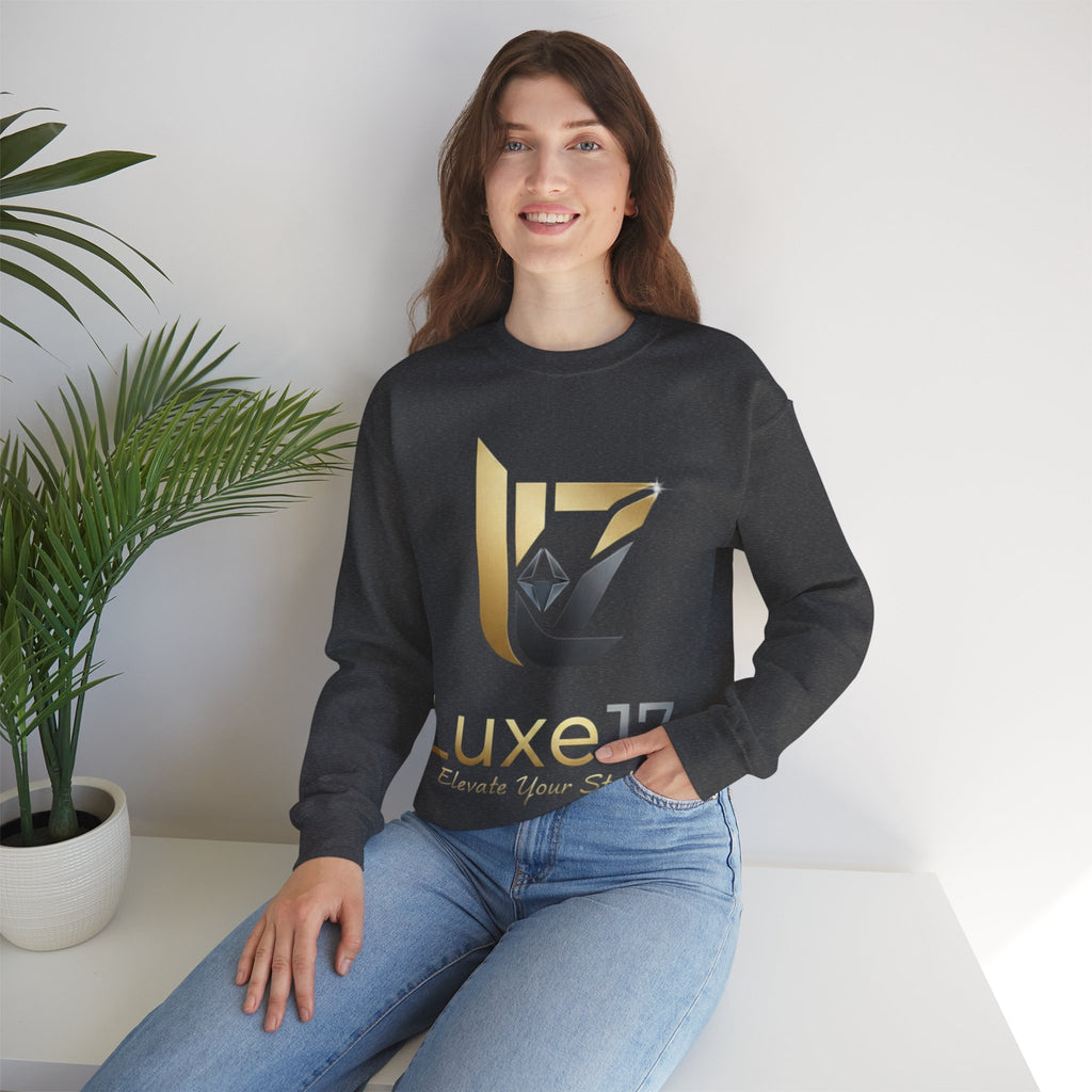 Luxe17 Logo Crewneck Sweatshirt — Elevate Your Style