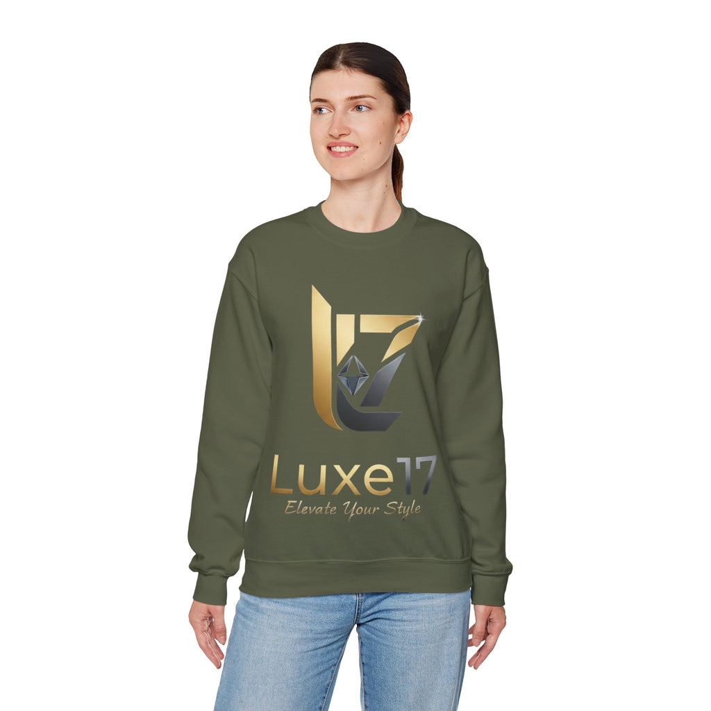 Luxe17 Logo Crewneck Sweatshirt — Elevate Your Style
