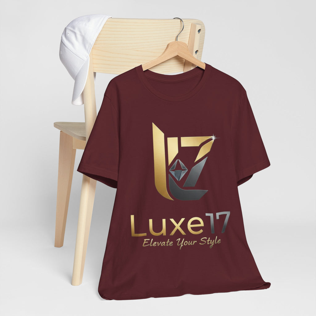 Luxe17 “Elevate Your Style” Logo T‑Shirt