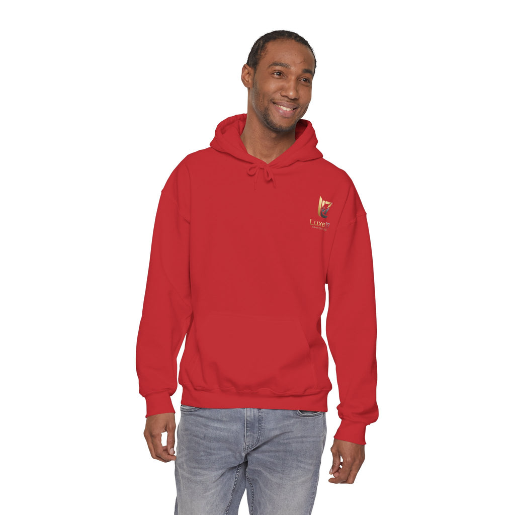 Hoodie — Luxe17 Gold Logo "Elevate Your Style" Pullover