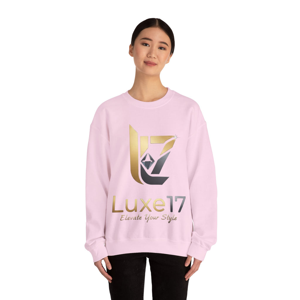Luxe17 Logo Crewneck Sweatshirt — Elevate Your Style