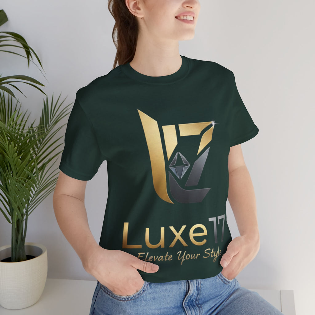 Luxe17 “Elevate Your Style” Logo T‑Shirt