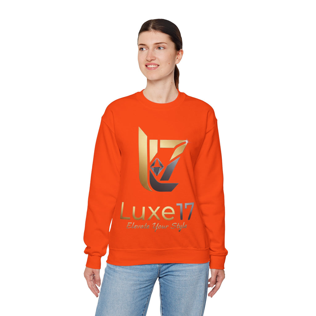 Luxe17 Logo Crewneck Sweatshirt — Elevate Your Style