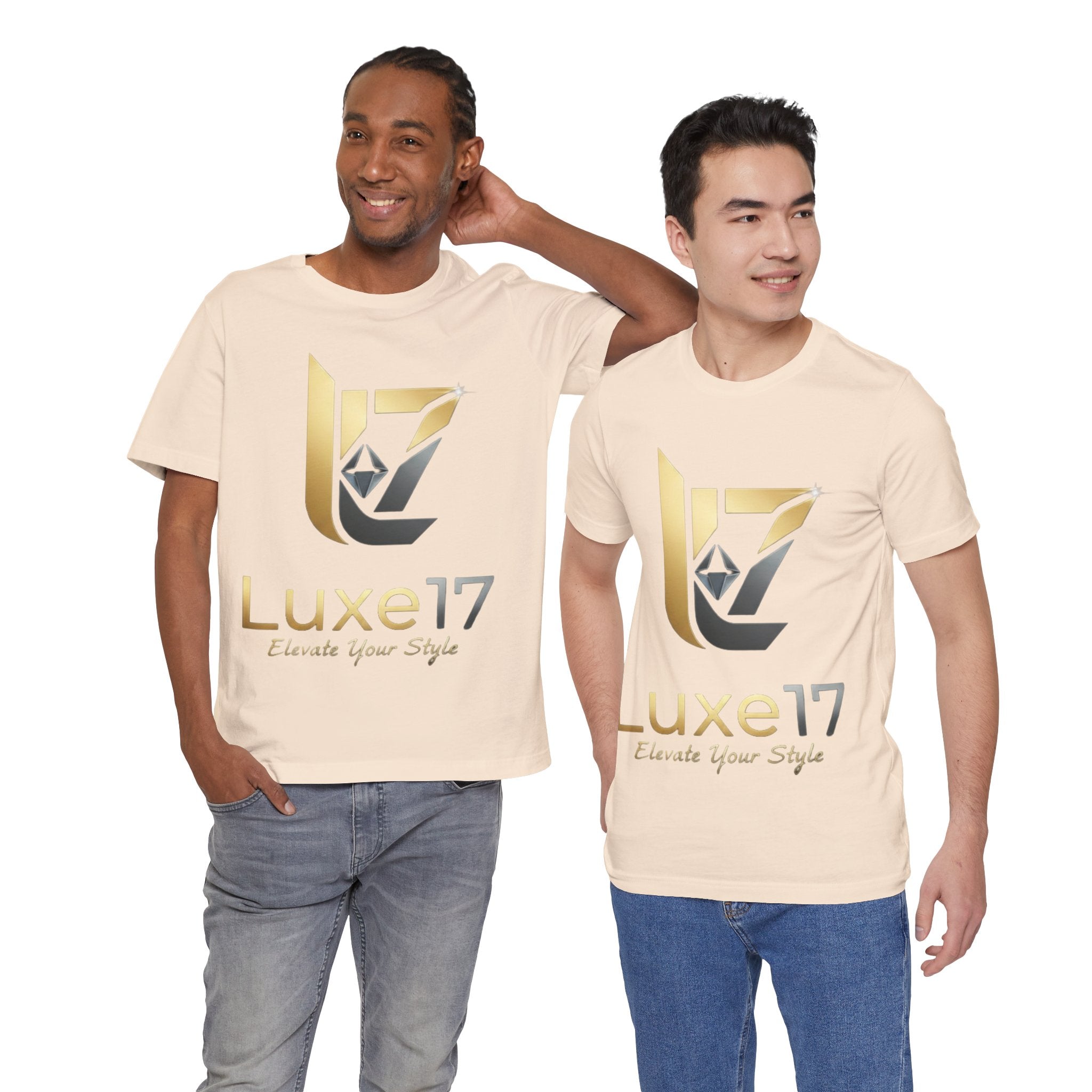 Luxe17 “Elevate Your Style” Logo T‑Shirt