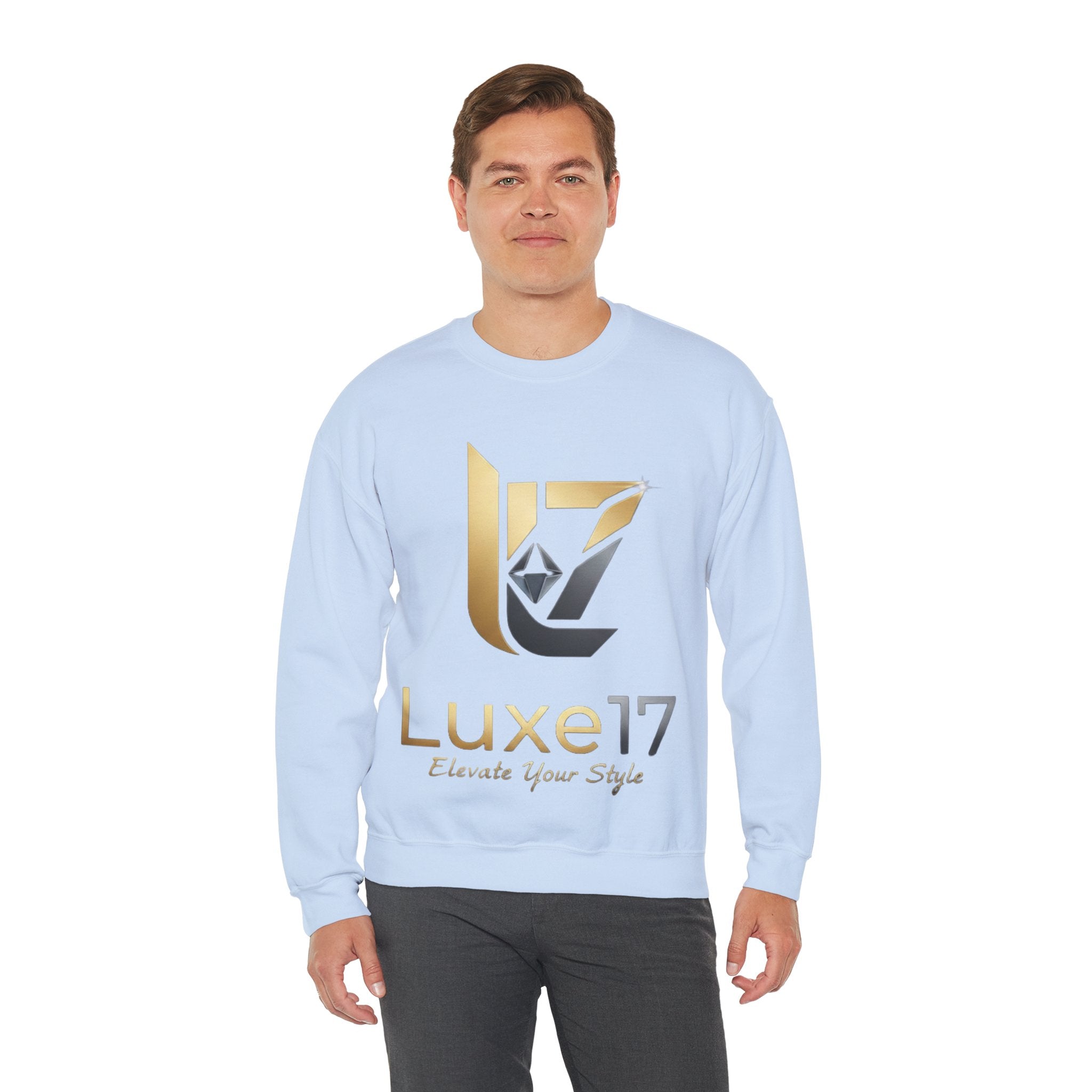 Luxe17 Logo Crewneck Sweatshirt — Elevate Your Style