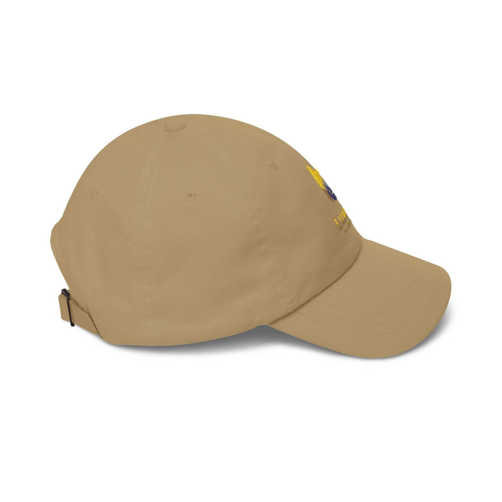 Classic Dad Cap — Luxe17 Embroidered White Baseball Hat