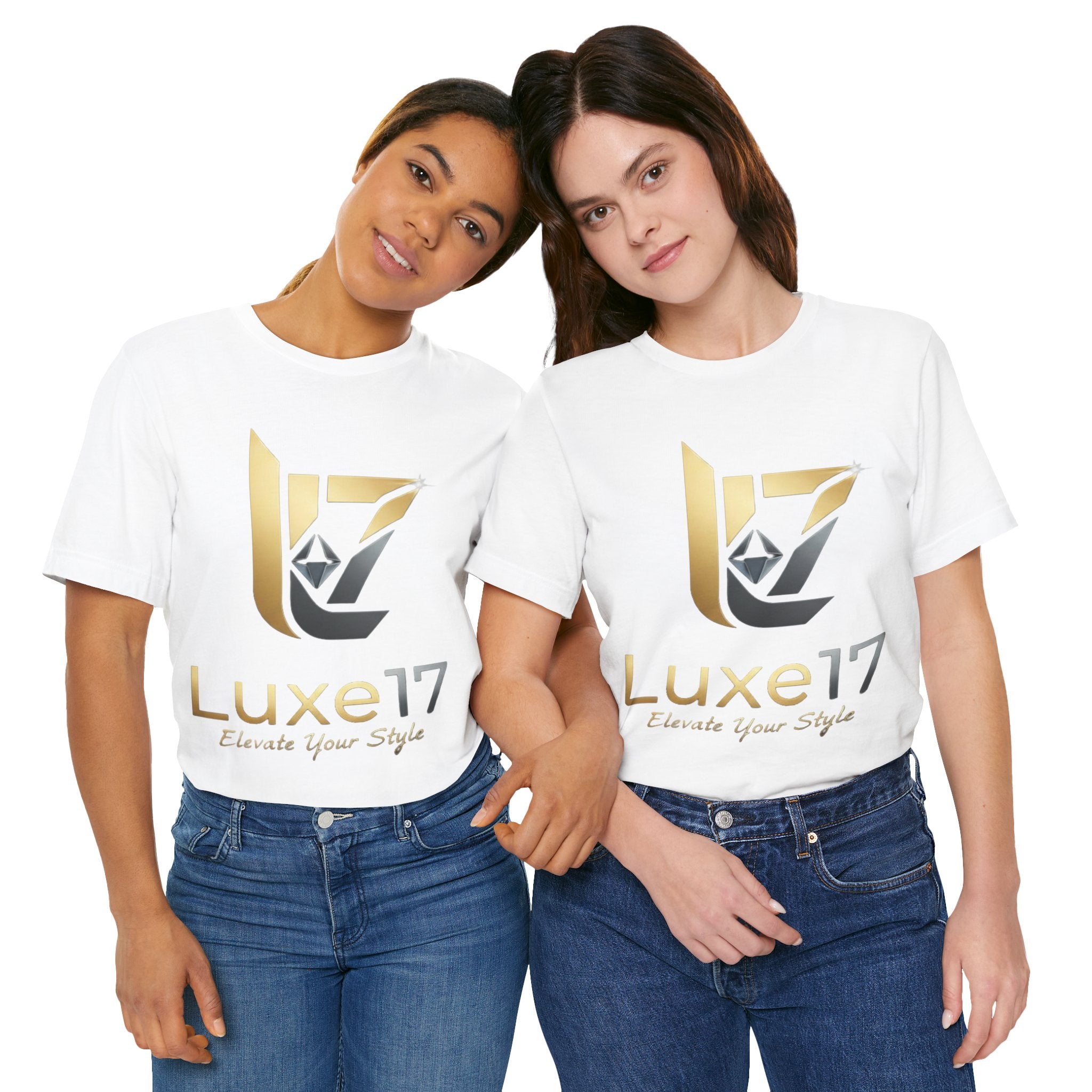 Luxe17 “Elevate Your Style” Logo T‑Shirt