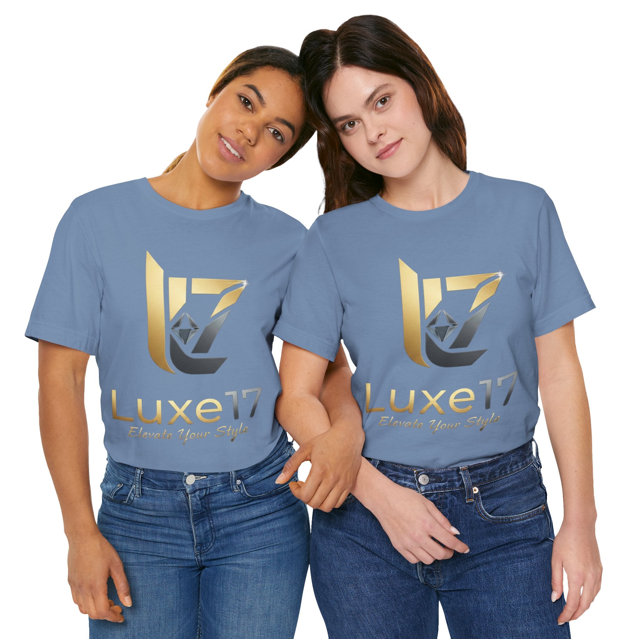 Luxe17 “Elevate Your Style” Logo T‑Shirt