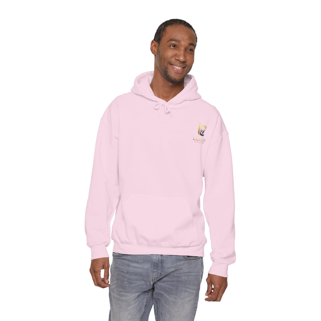 Hoodie — Luxe17 Gold Logo "Elevate Your Style" Pullover