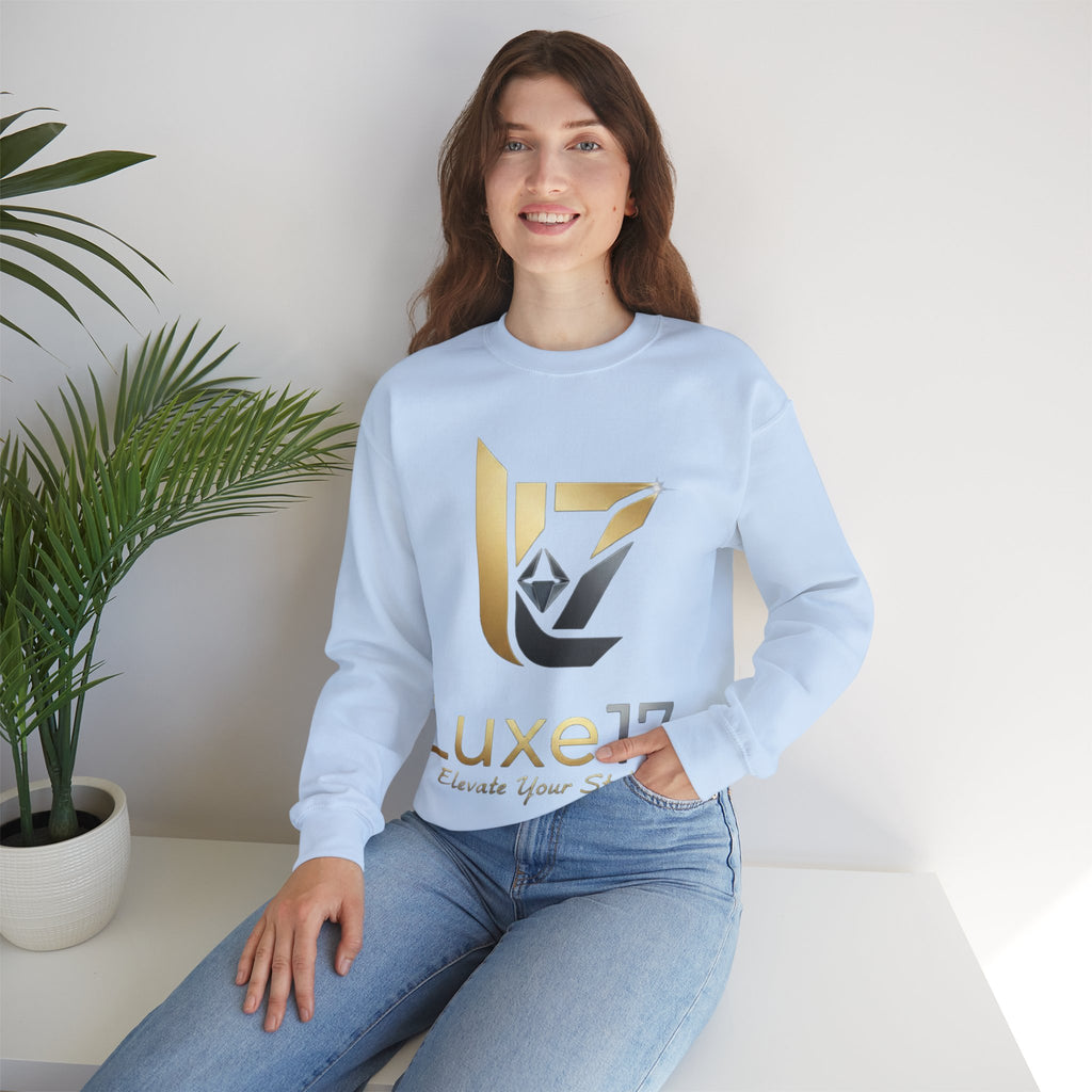 Luxe17 Logo Crewneck Sweatshirt — Elevate Your Style