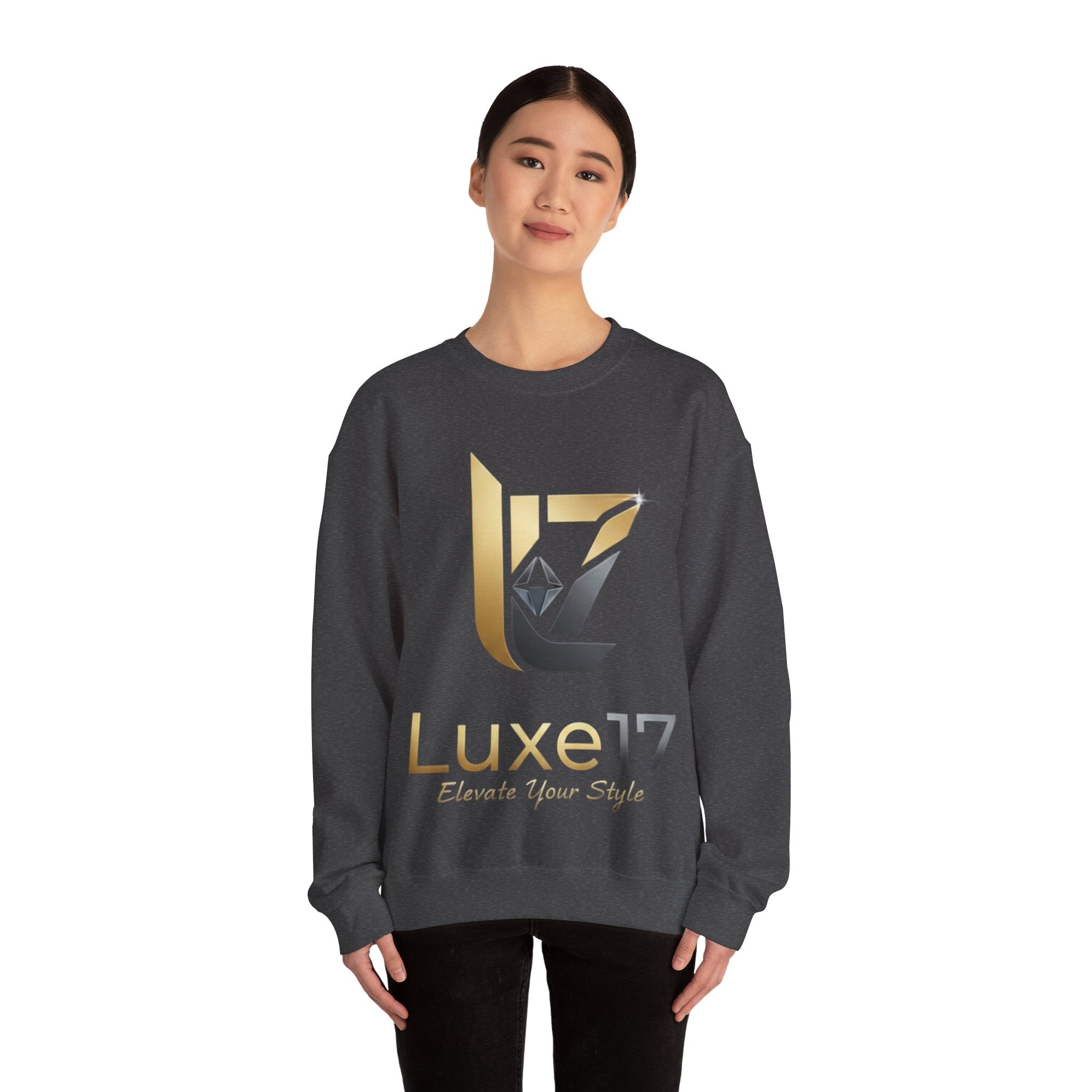 Luxe17 Logo Crewneck Sweatshirt — Elevate Your Style