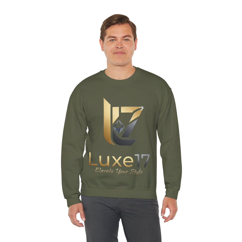 Luxe17 Logo Crewneck Sweatshirt — Elevate Your Style