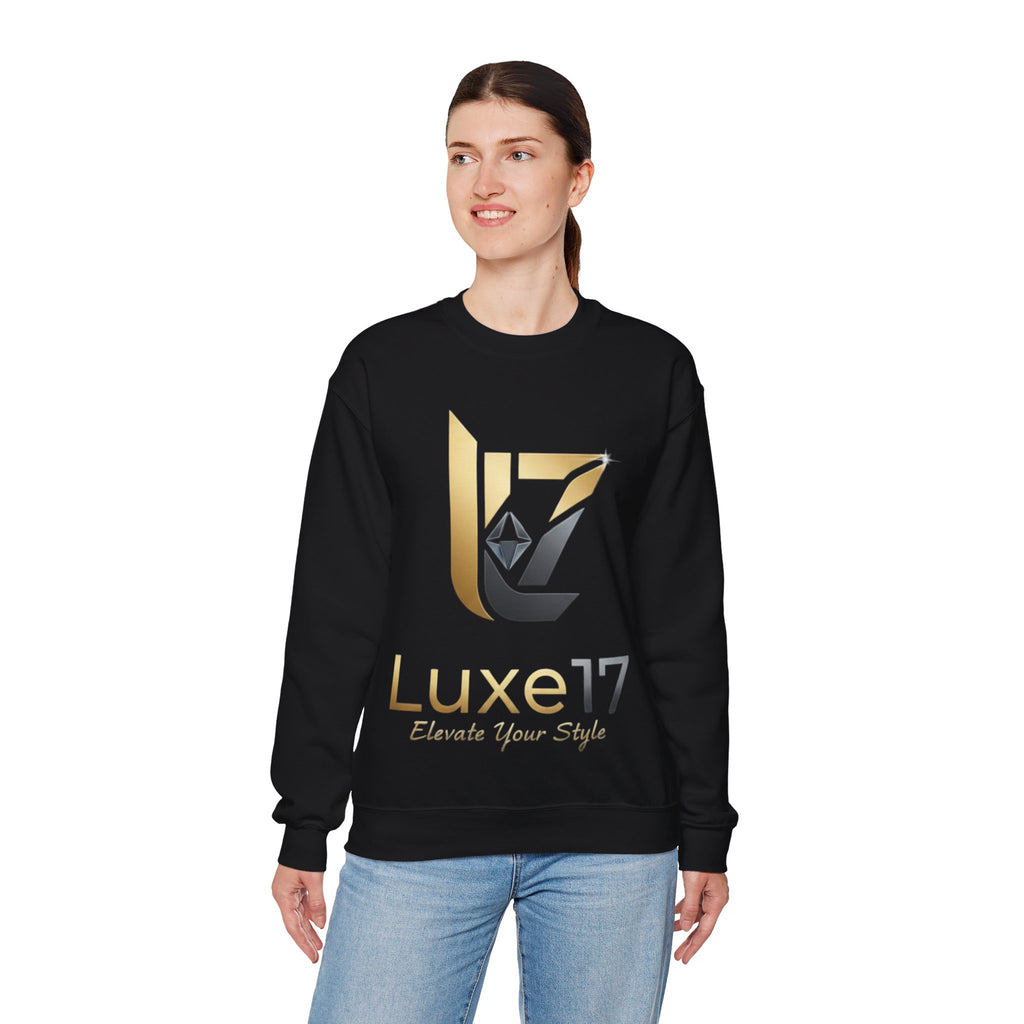Luxe17 Logo Crewneck Sweatshirt — Elevate Your Style