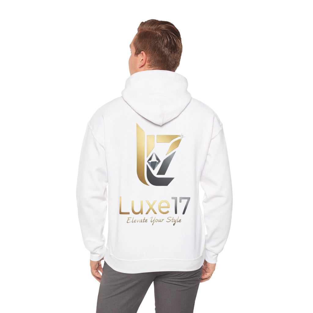 Hoodie — Luxe17 Gold Logo "Elevate Your Style" Pullover