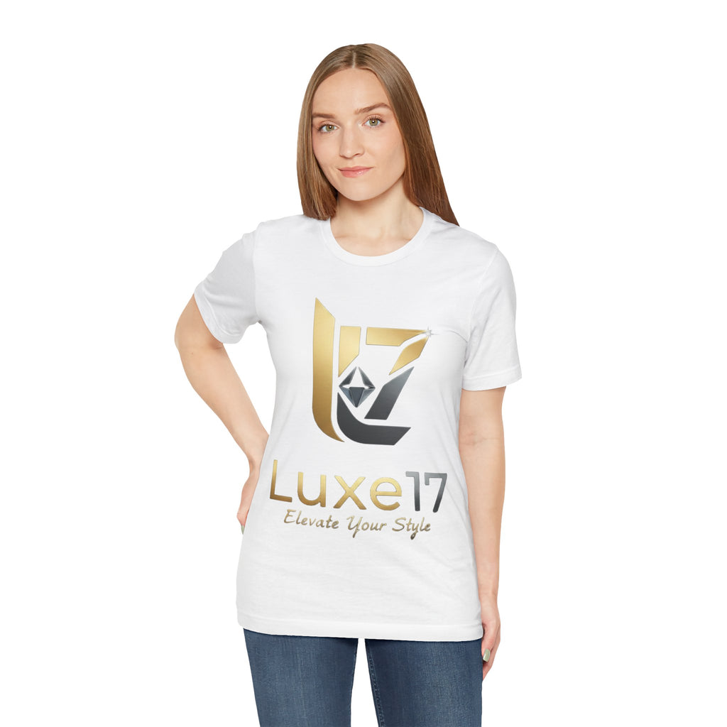Luxe17 “Elevate Your Style” Logo T‑Shirt