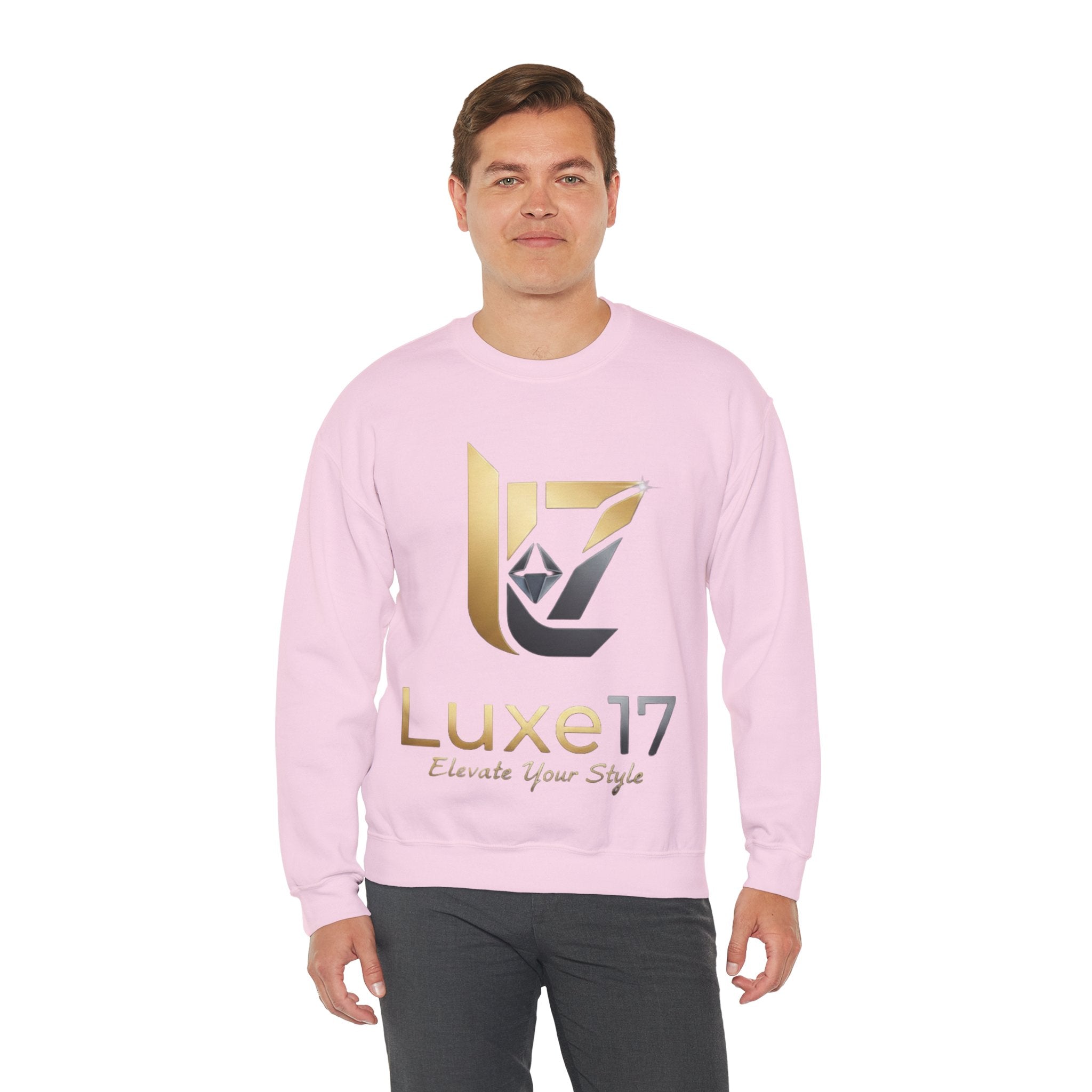 Luxe17 Logo Crewneck Sweatshirt — Elevate Your Style