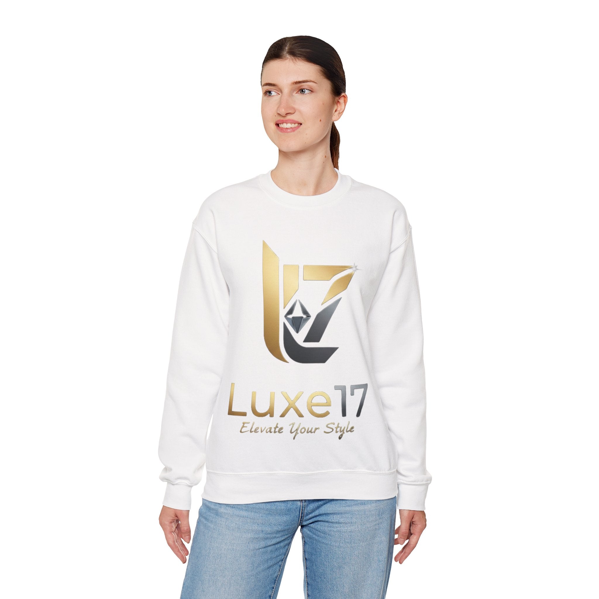 Luxe17 Logo Crewneck Sweatshirt — Elevate Your Style