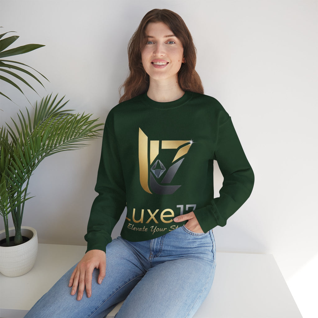 Luxe17 Logo Crewneck Sweatshirt — Elevate Your Style