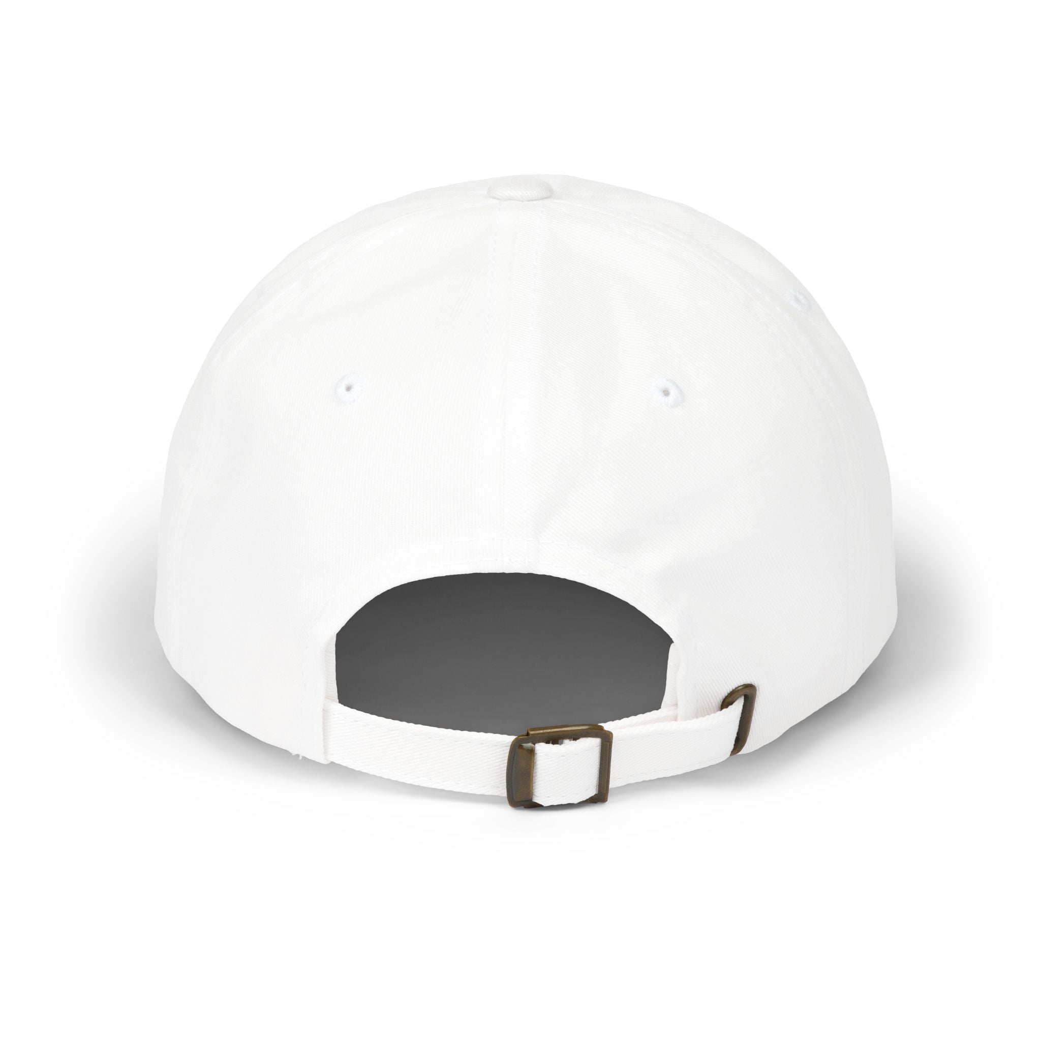 Classic Dad Cap — Luxe17 Embroidered White Baseball Hat