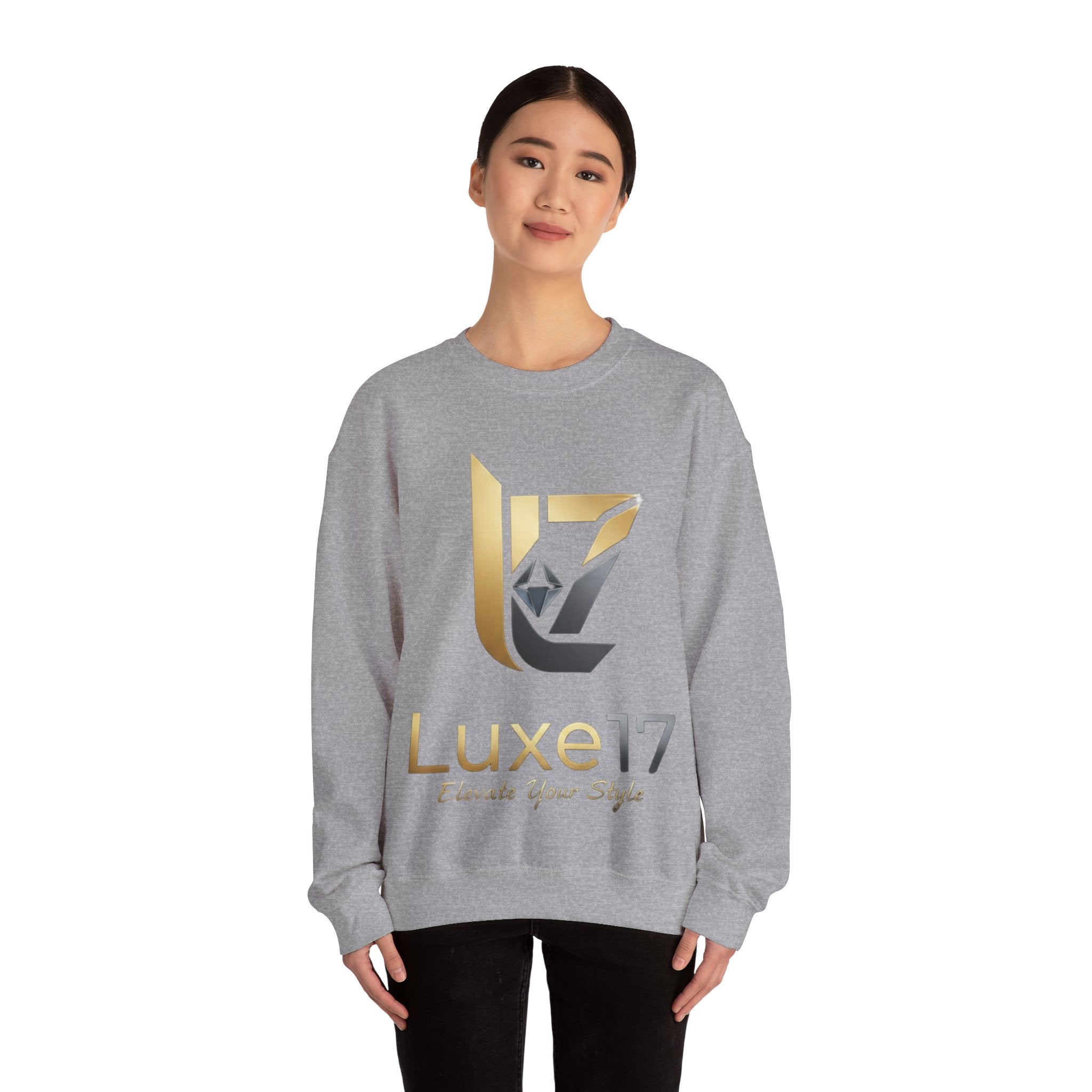 Luxe17 Logo Crewneck Sweatshirt — Elevate Your Style