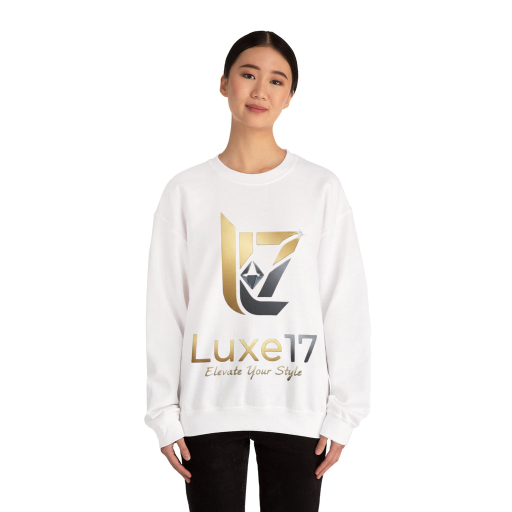 Luxe17 Logo Crewneck Sweatshirt — Elevate Your Style