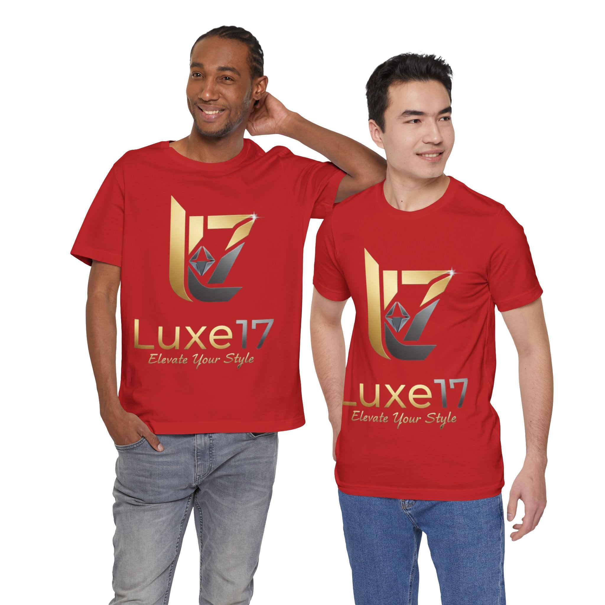 Luxe17 “Elevate Your Style” Logo T‑Shirt