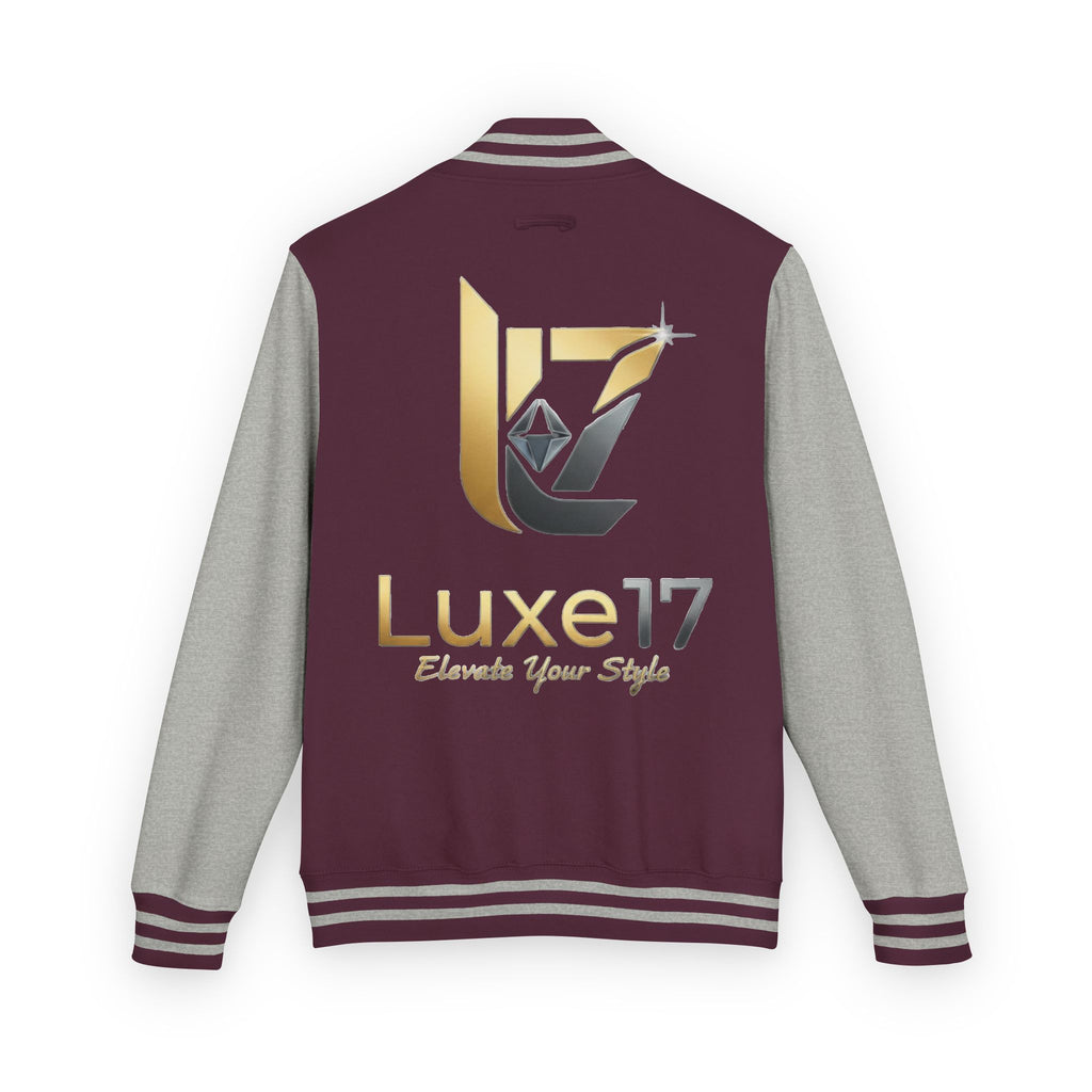 Letterman Jacket — Luxe17 Gold Logo Varsity Jacket