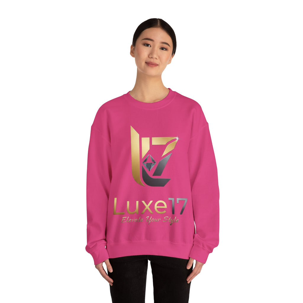 Luxe17 Logo Crewneck Sweatshirt — Elevate Your Style
