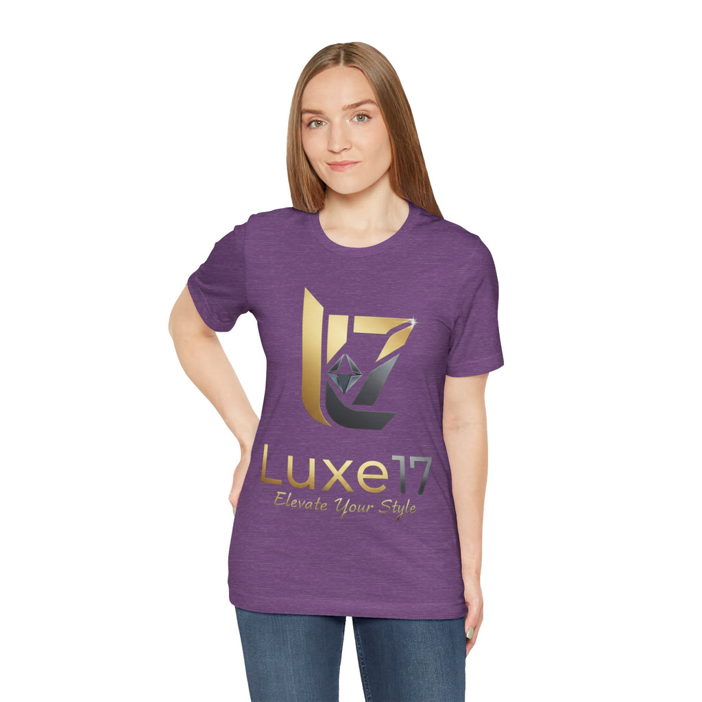 Luxe17 “Elevate Your Style” Logo T‑Shirt
