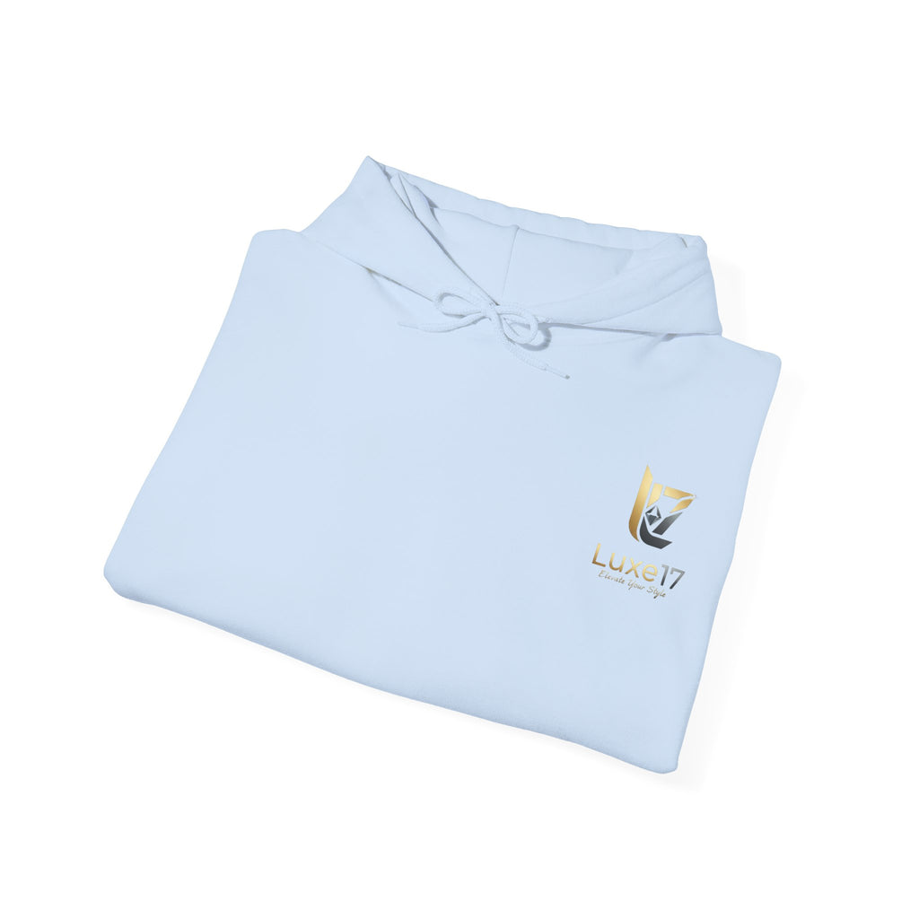 Hoodie — Luxe17 Gold Logo "Elevate Your Style" Pullover