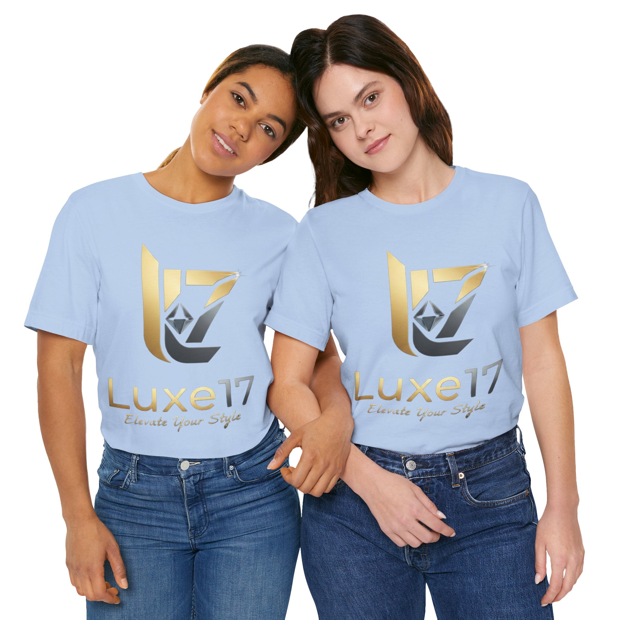 Luxe17 “Elevate Your Style” Logo T‑Shirt