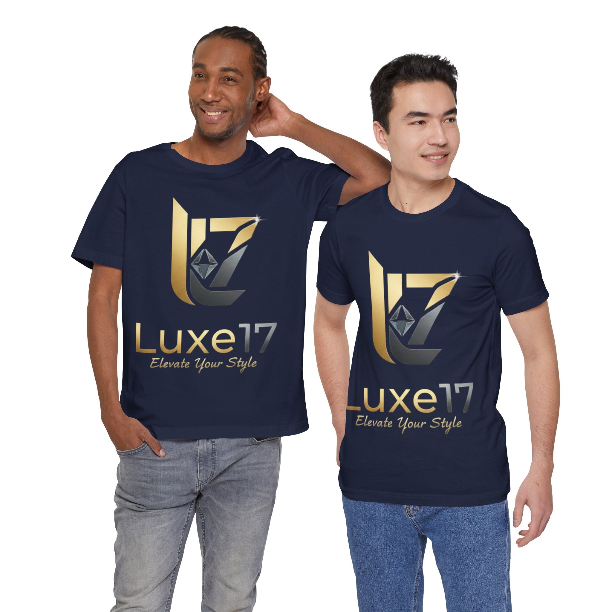 Luxe17 “Elevate Your Style” Logo T‑Shirt