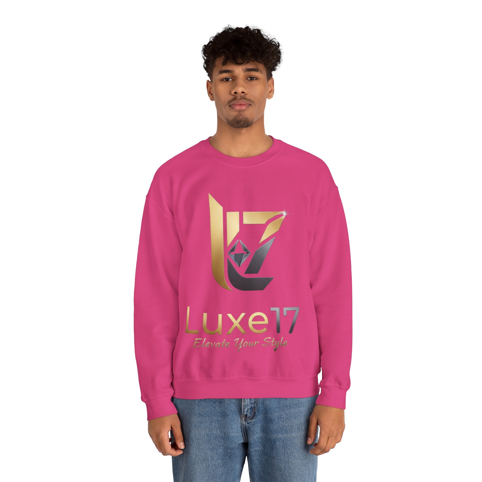 Luxe17 Logo Crewneck Sweatshirt — Elevate Your Style