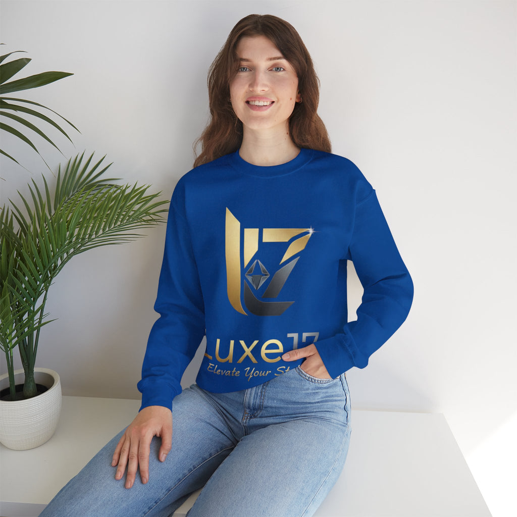 Luxe17 Logo Crewneck Sweatshirt — Elevate Your Style