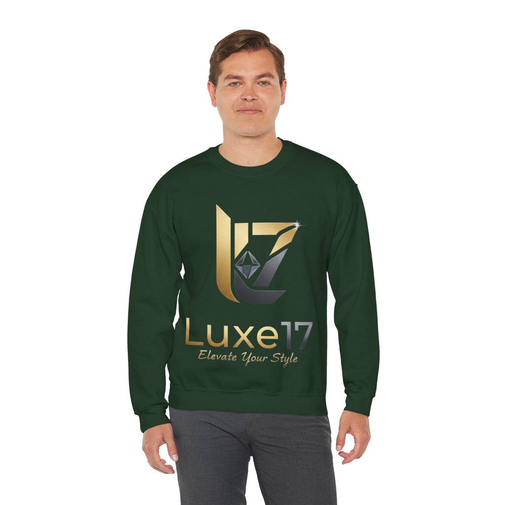 Luxe17 Logo Crewneck Sweatshirt — Elevate Your Style