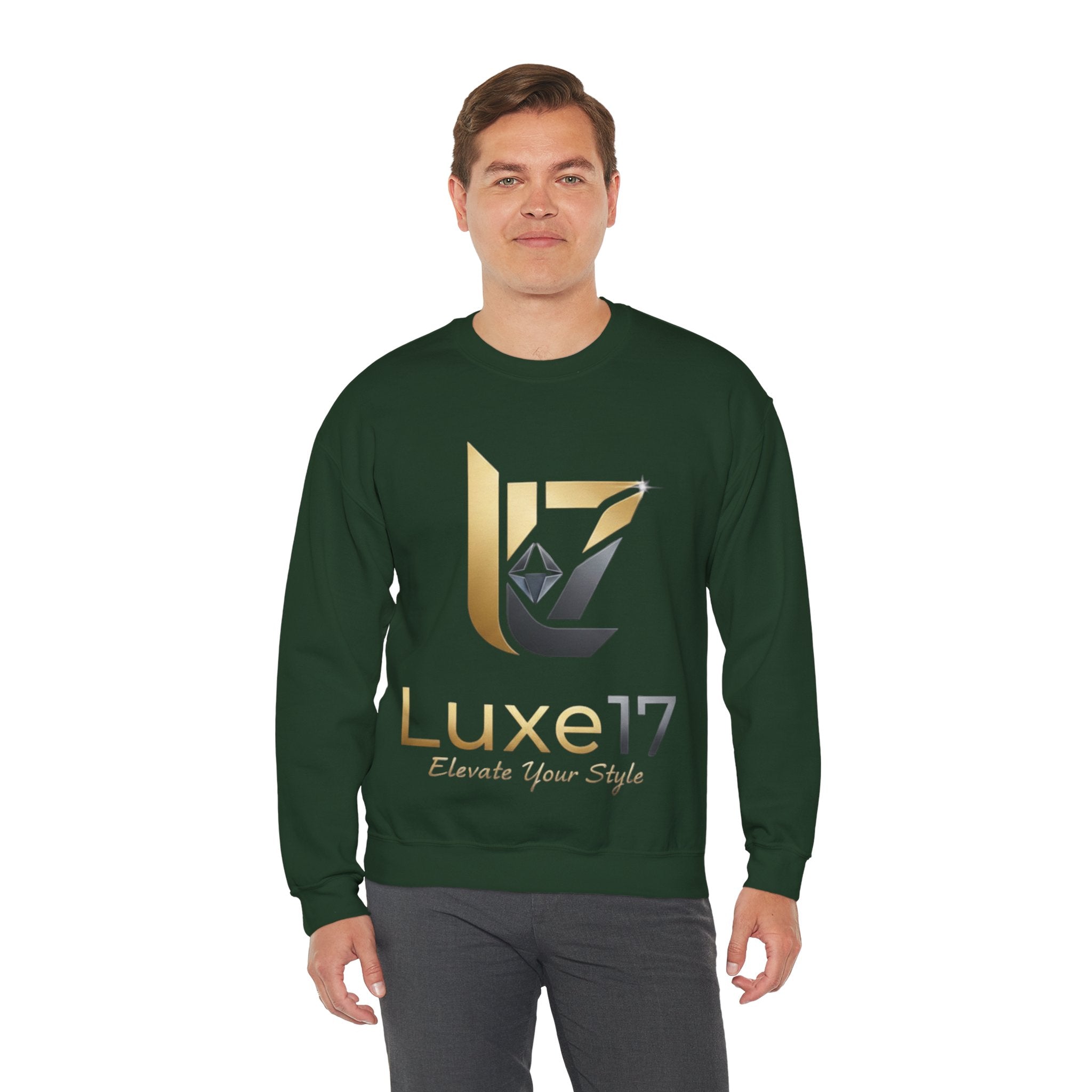 Luxe17 Logo Crewneck Sweatshirt — Elevate Your Style