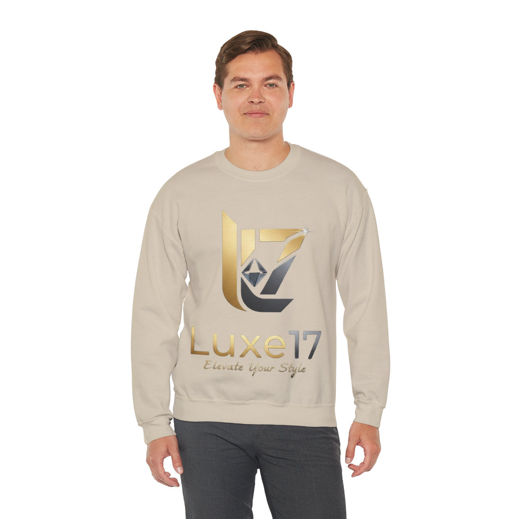 Luxe17 Logo Crewneck Sweatshirt — Elevate Your Style
