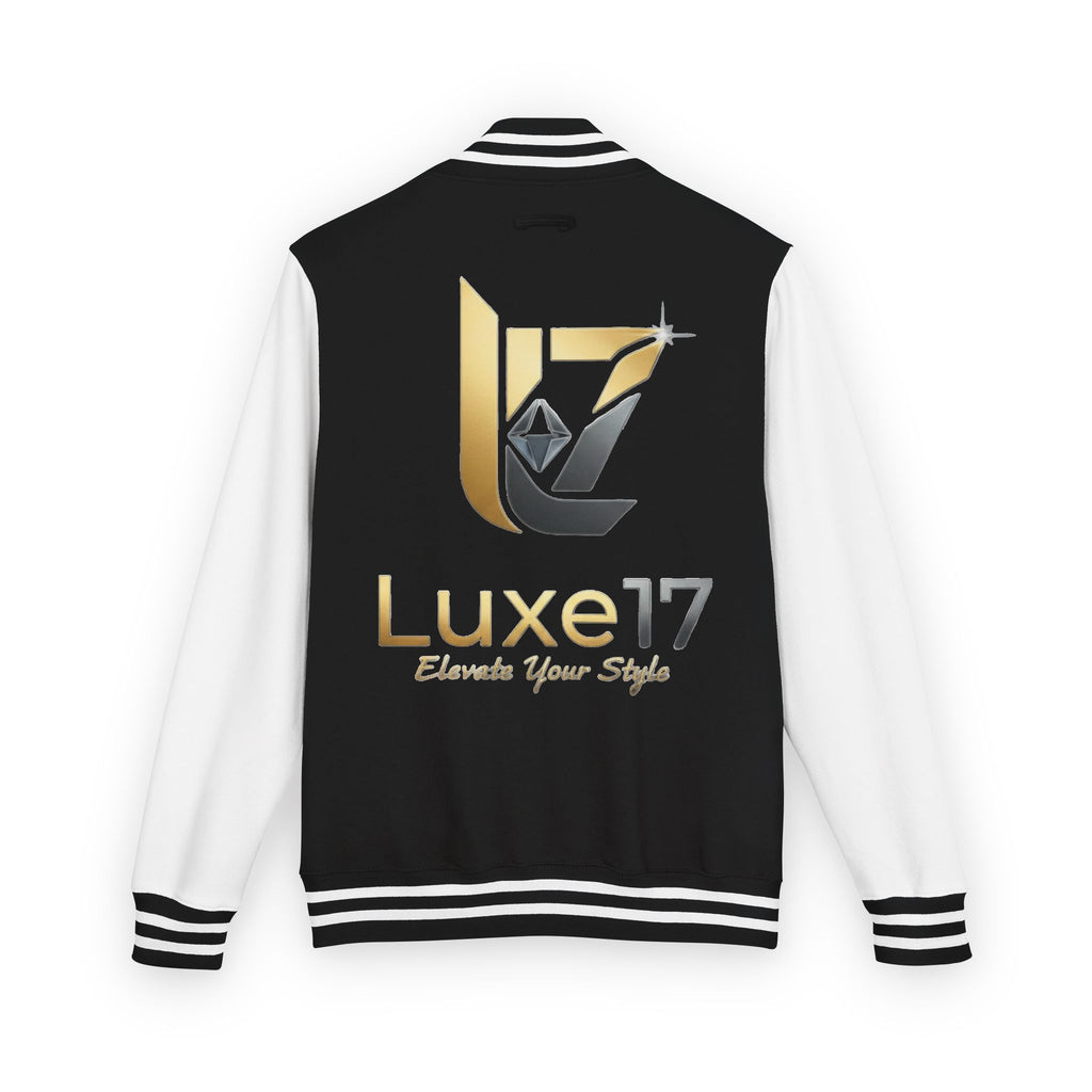 Letterman Jacket — Luxe17 Gold Logo Varsity Jacket