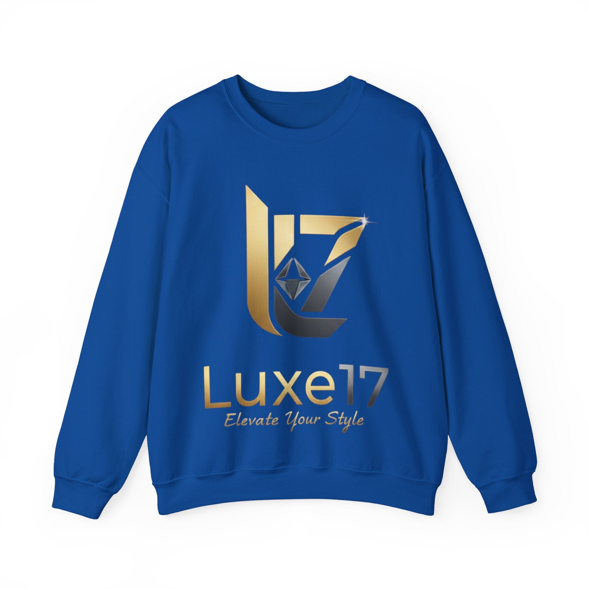 Luxe17 Logo Crewneck Sweatshirt — Elevate Your Style