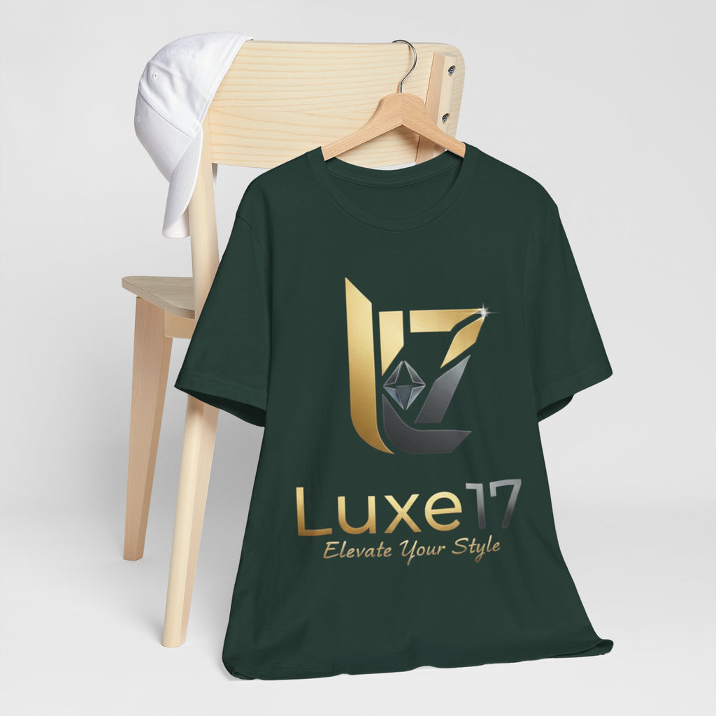 Luxe17 “Elevate Your Style” Logo T‑Shirt