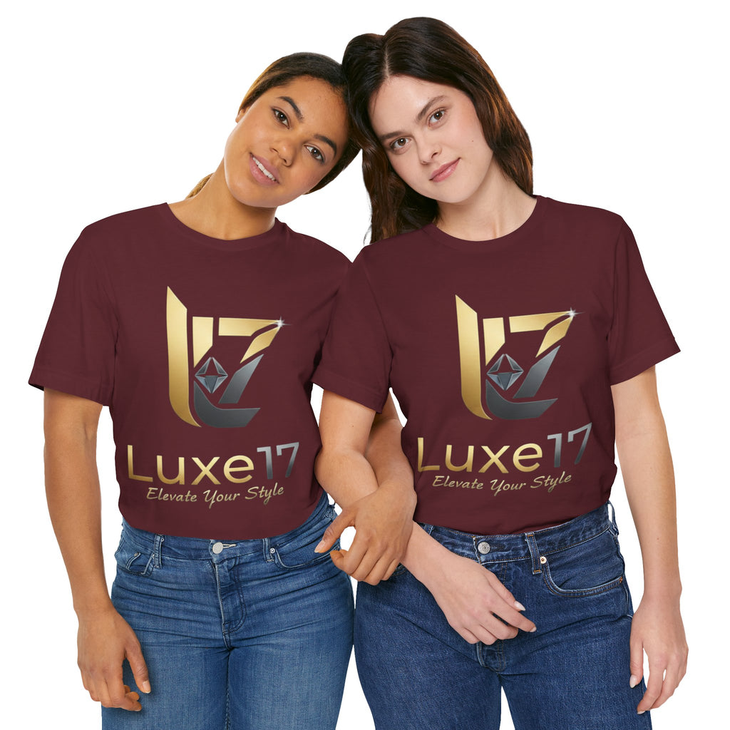 Luxe17 “Elevate Your Style” Logo T‑Shirt