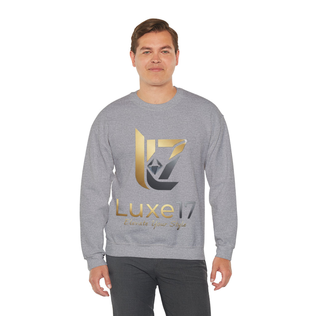 Luxe17 Logo Crewneck Sweatshirt — Elevate Your Style