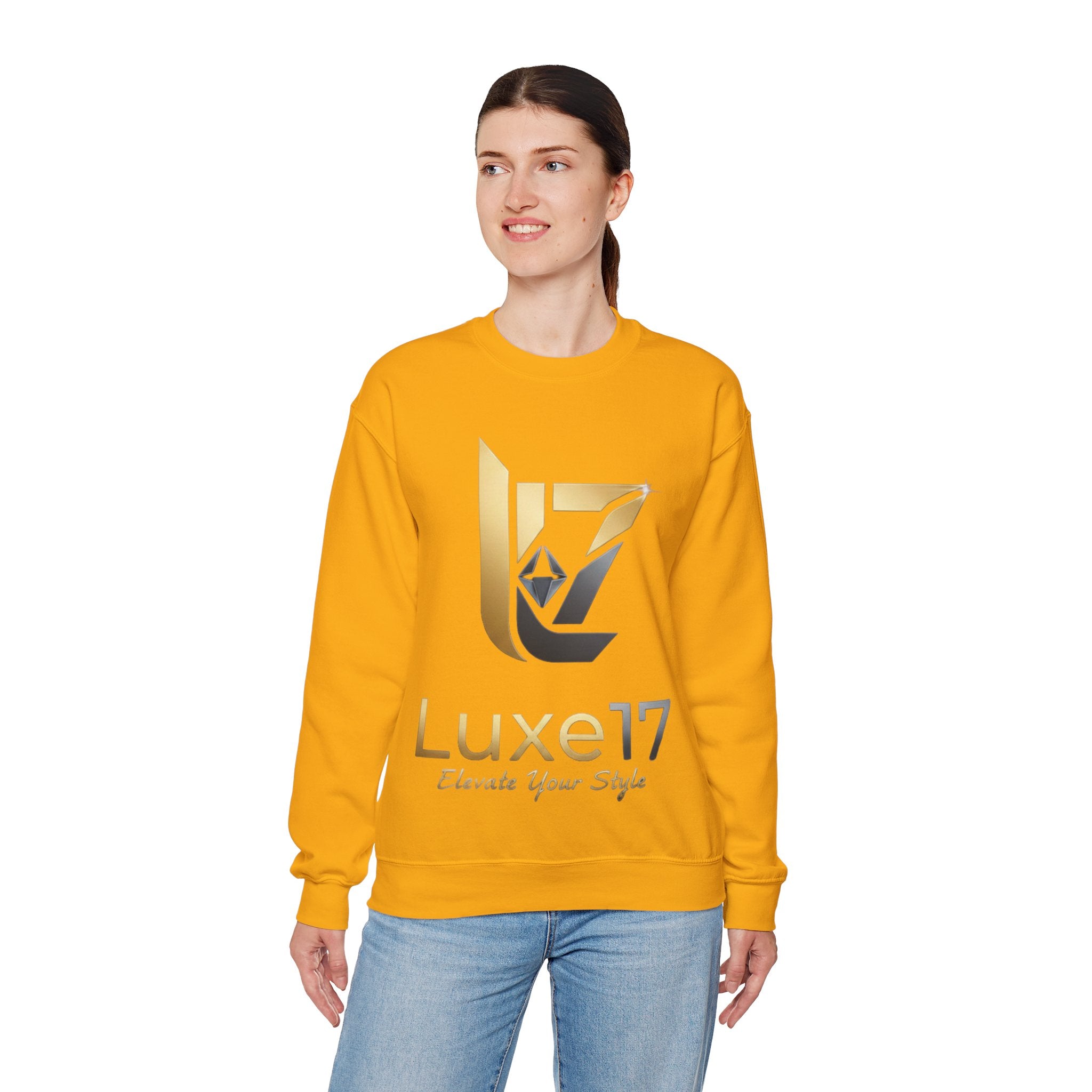 Luxe17 Logo Crewneck Sweatshirt — Elevate Your Style