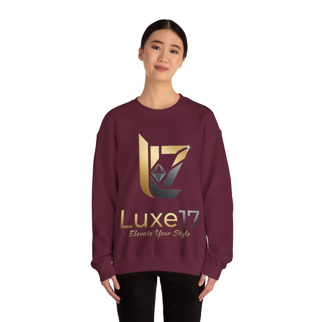 Luxe17 Logo Crewneck Sweatshirt — Elevate Your Style