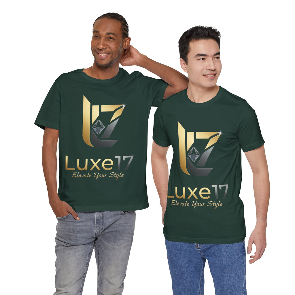 Luxe17 “Elevate Your Style” Logo T‑Shirt