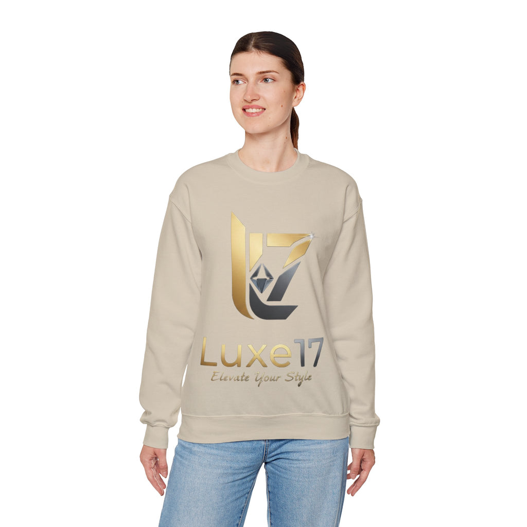 Luxe17 Logo Crewneck Sweatshirt — Elevate Your Style