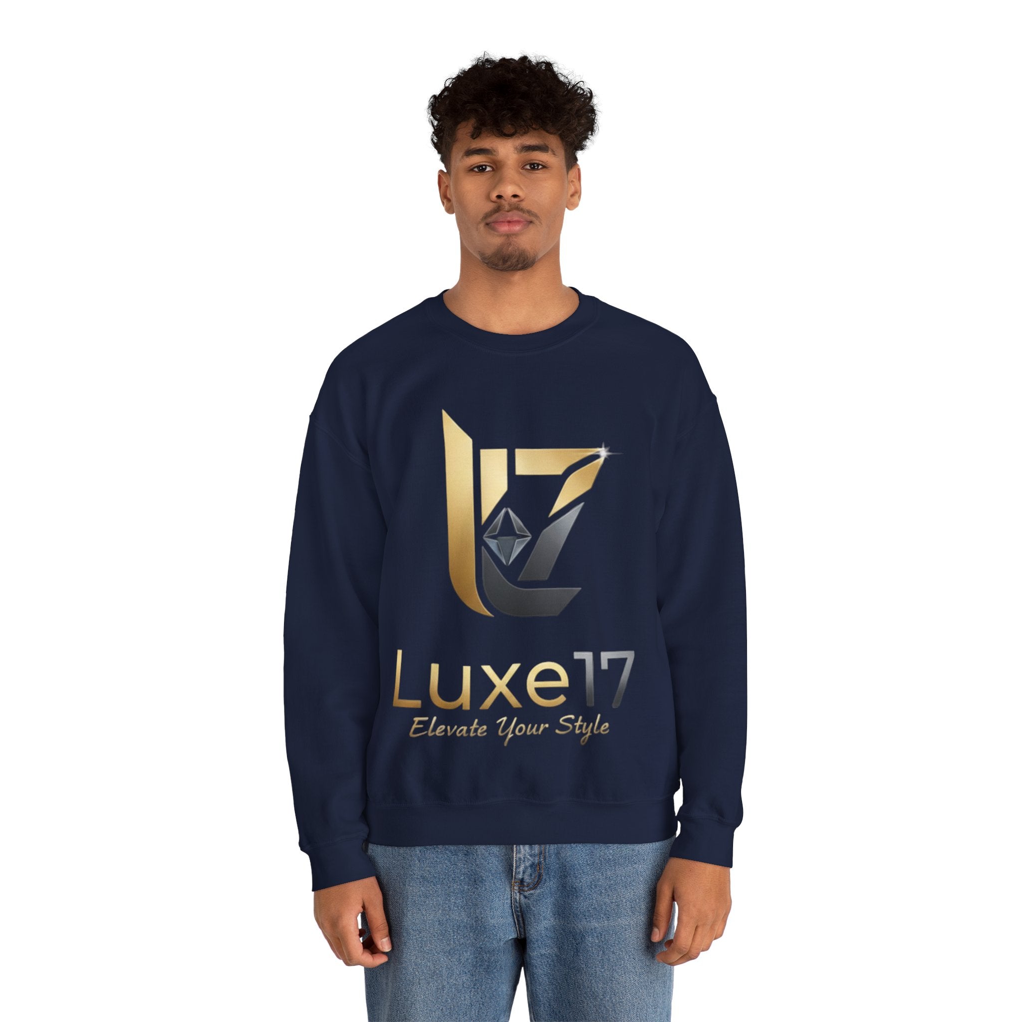 Luxe17 Logo Crewneck Sweatshirt — Elevate Your Style