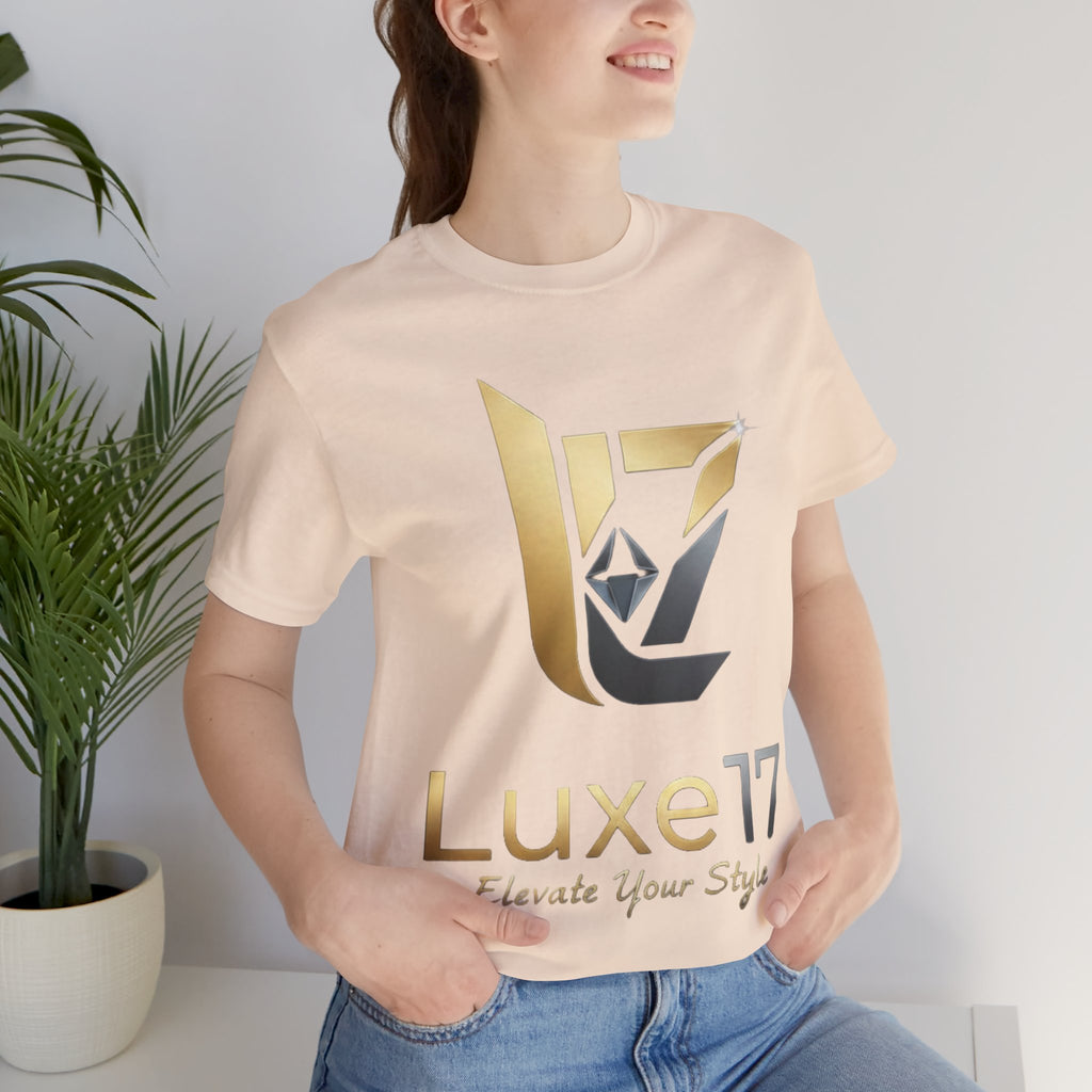 Luxe17 “Elevate Your Style” Logo T‑Shirt